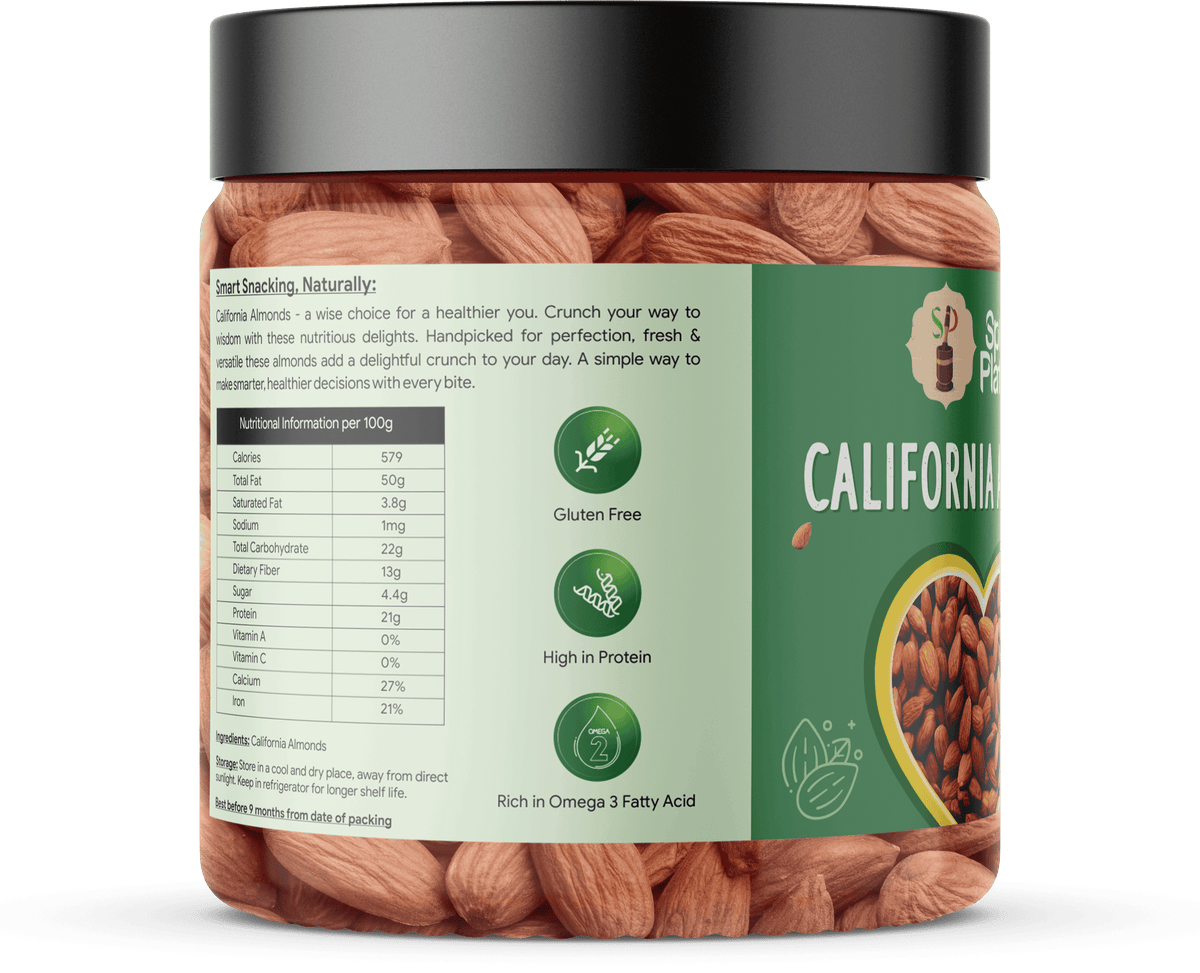 Hey Nutty's 100% Natural and Premium California Almond (750 G)| Quality  Badam Giri | - Almonds - Rich in Protein and Increase Stamina | Real Nuts 