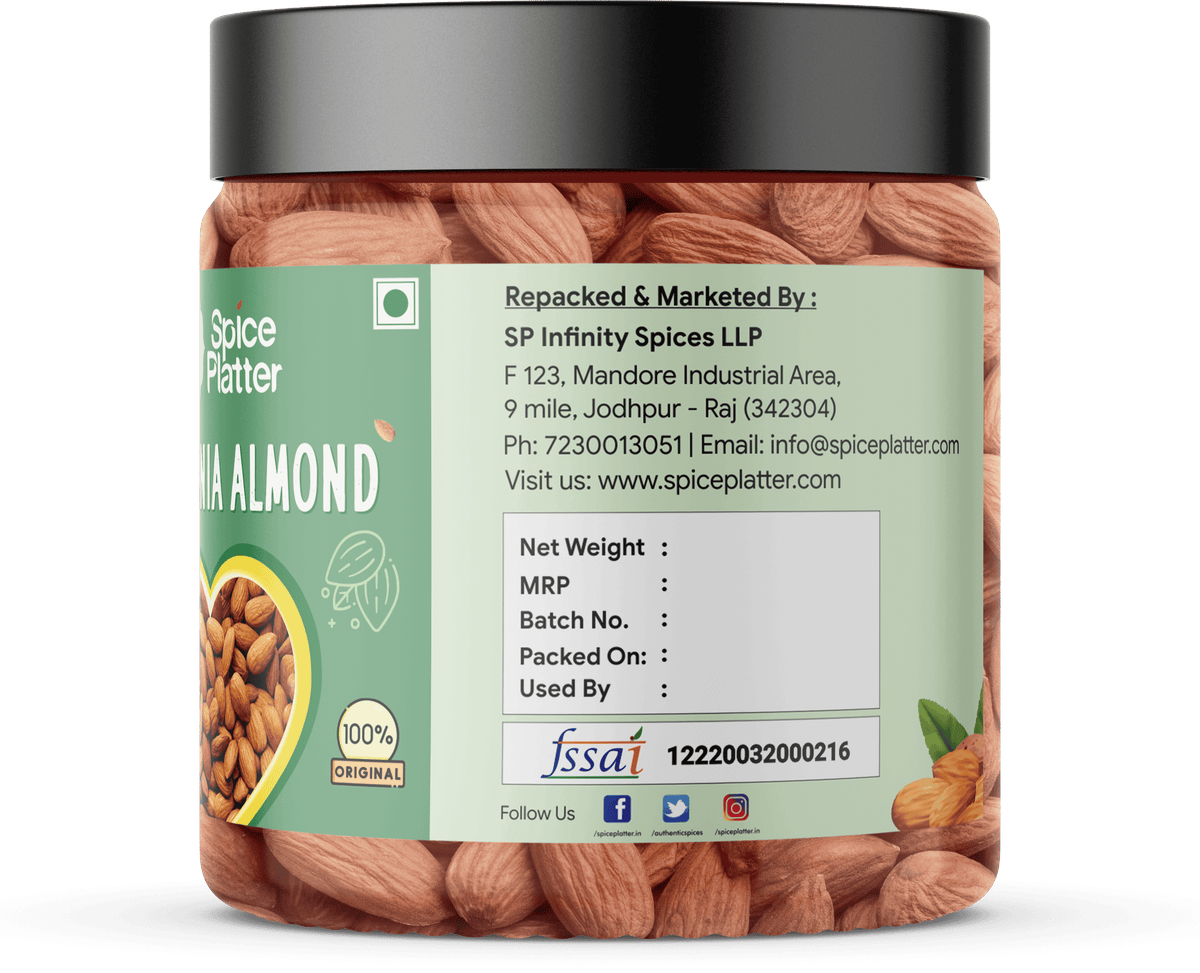 Hey Nutty's 100% Natural and Premium California Almond (750 G)| Quality  Badam Giri | - Almonds - Rich in Protein and Increase Stamina | Real Nuts 